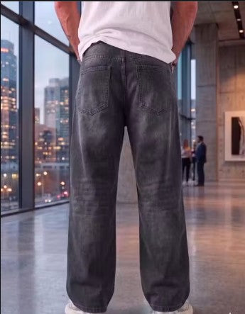 Loose Fit Men's Denim Jeans