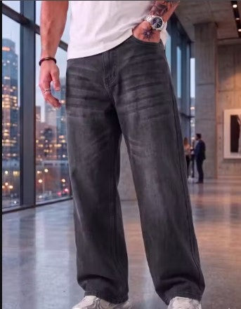 Loose Fit Men's Denim Jeans