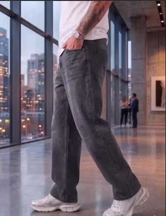 Loose Fit Men's Denim Jeans