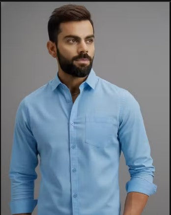 Plain Cotton Full Sleeve Shirts