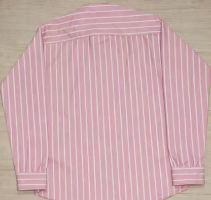 ELAMBA MEHRAT Men's Premium Lining Pink Cotton Blend Shirt